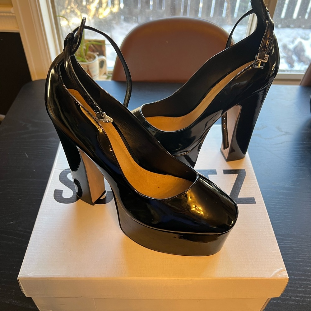 Schutz Renee Black Mary Jane Heel